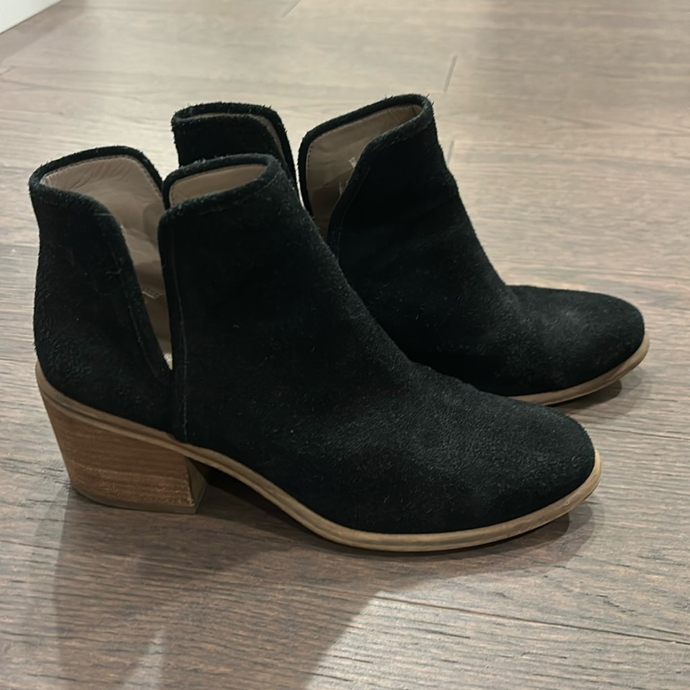 Black Suede Booties